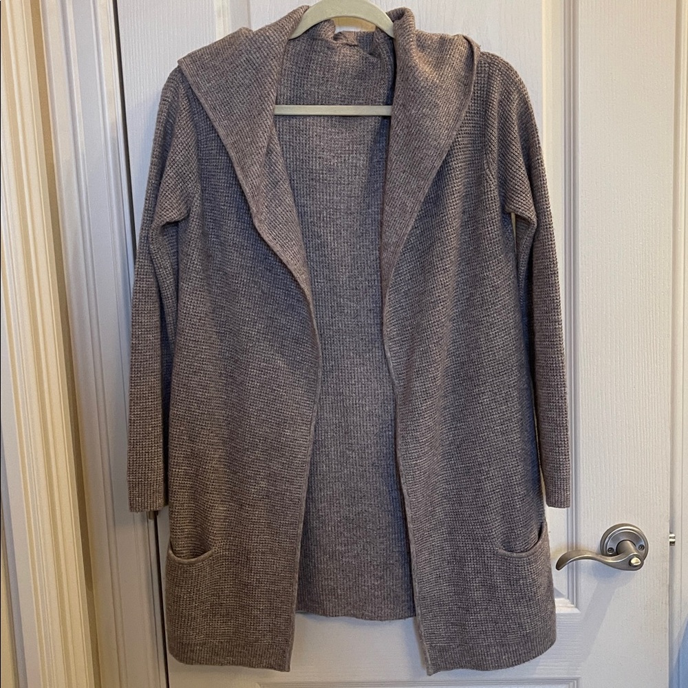 Ash Textured Knit Sweater. Made in Nepal